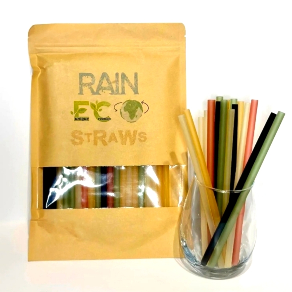 RAIN ECO Biodegradable Straws